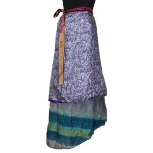 Vintage Silk Magic Wrap Skirt SW2483