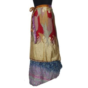 Vintage Silk Magic Wrap Skirt SW2484
