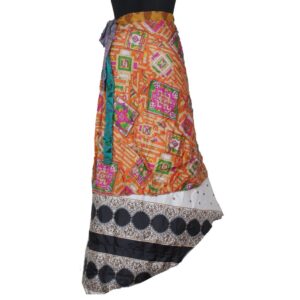 Vintage Silk Magic Wrap Skirt SW2492