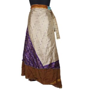 Vintage Silk Magic Wrap Skirt SW2499