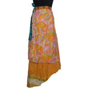 Vintage Silk Magic Wrap Skirt SW2503