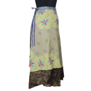 Vintage Silk Magic Wrap Skirt SW2510