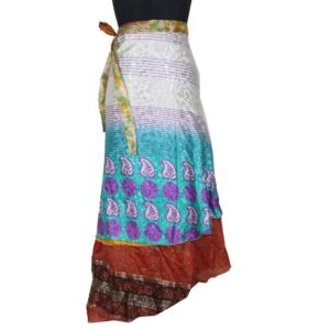 Vintage Silk Magic Wrap Skirt SW2514