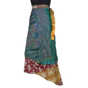 Vintage Silk Magic Wrap Skirt SW2524