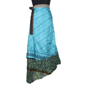 Vintage Silk Magic Wrap Skirt SW2537