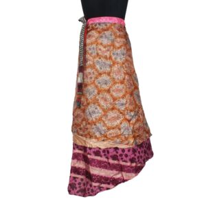 Vintage Silk Magic Wrap Skirt SW2671