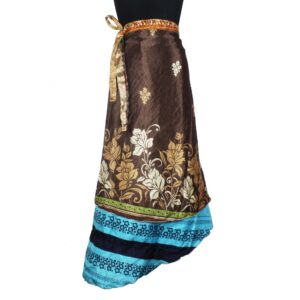 Vintage Silk Magic Wrap Skirt SW2675