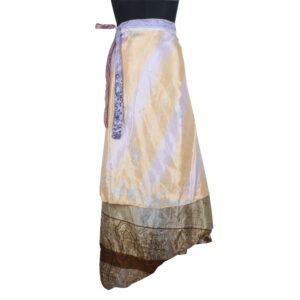 Vintage Silk Magic Wrap Skirt SW2789