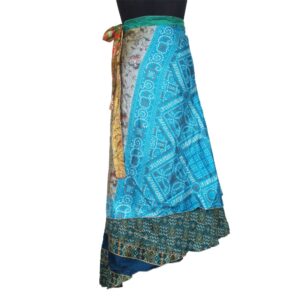 Vintage Silk Magic Wrap Skirt SW2800