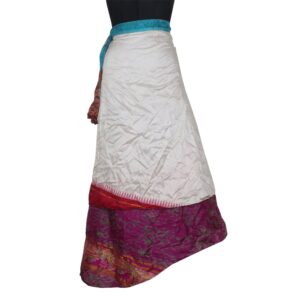 Vintage Silk Magic Wrap Skirt SW2812