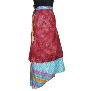 Vintage Silk Magic Wrap Skirt SW2815